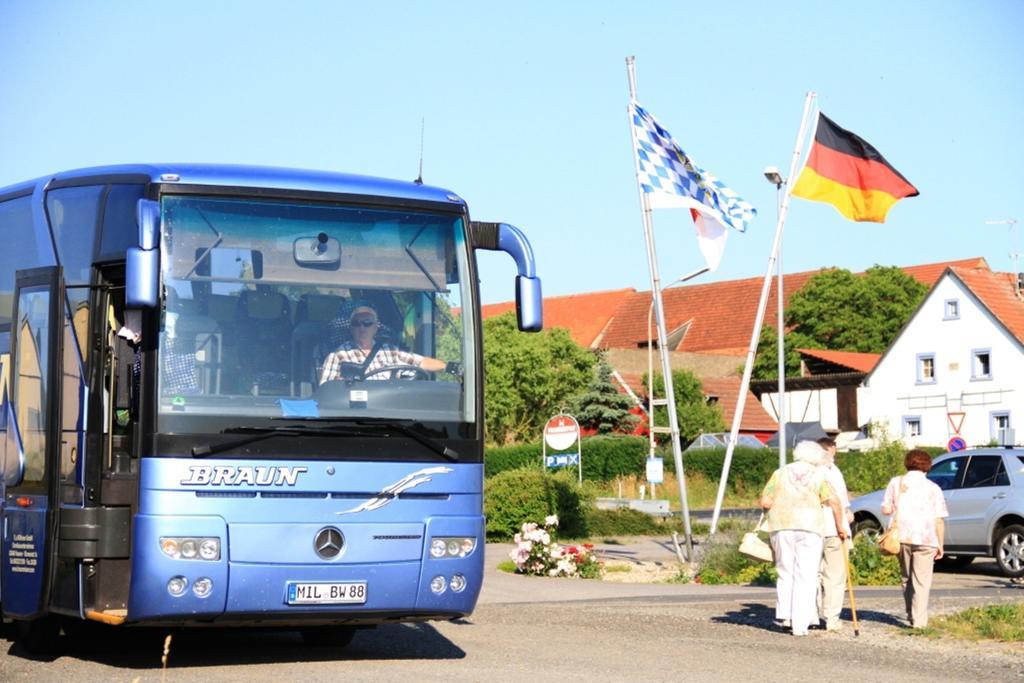 Motel Landgasthof Frankentor Wasserlosen Exterior foto