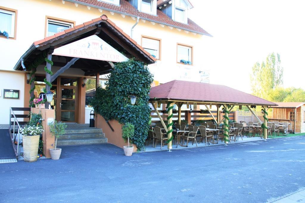 Motel Landgasthof Frankentor Wasserlosen Exterior foto