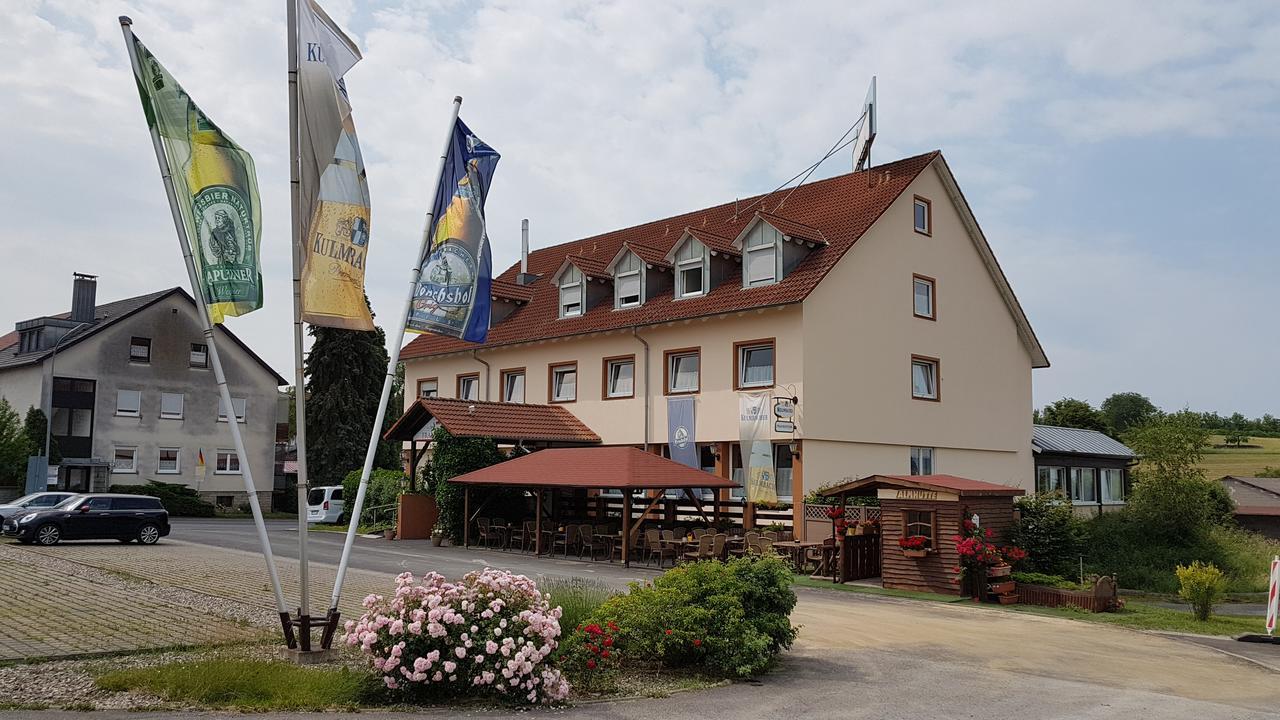 Motel Landgasthof Frankentor Wasserlosen Exterior foto